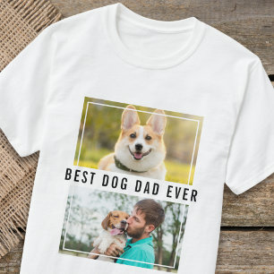 Erstelle Deine eigene 2-Foto-Collage Bester Hund P T-Shirt
