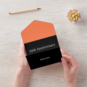 Erstelle deine eigene 35. Jubiläums-Party-RSVP-Sch All In One Einladung