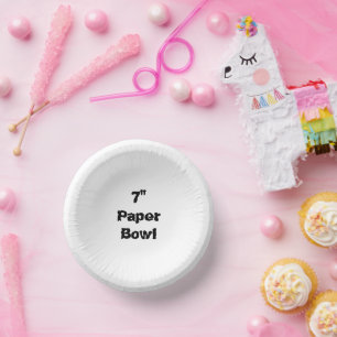 Erstelle deine eigene 7" Papiertasse Pappteller