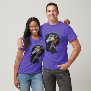 Erstelle Deine eigene afroamerikanische Frau Schüt T-Shirt