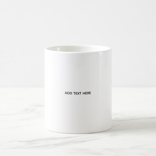 Erstelle deine eigene Blumen  Kaffeetasse (Mittel)