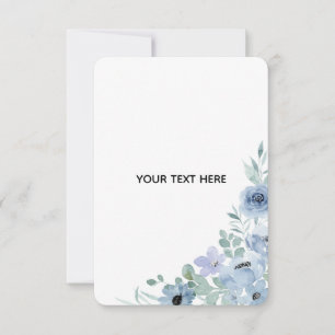 Erstelle deine eigene Blumen  RSVP Karte