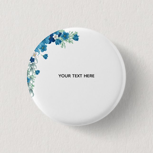 Erstelle deine eigene Blumenkunst Button (Vorderseite)