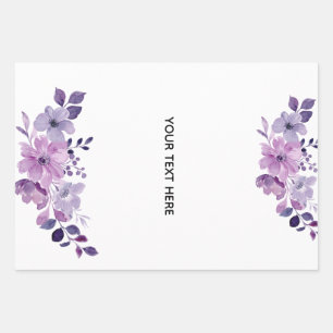 Erstelle deine eigene Blumenkunst Geschenkpapier Set