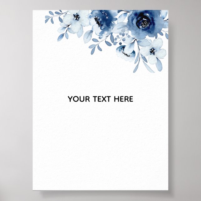 Erstelle deine eigene Blumenkunst Poster (Vorne)