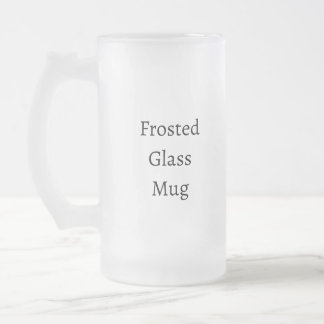 Erstelle deine eigene einfache Markenpromotion Mattglas Bierglas