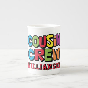 Erstelle deine eigene Familientreffen-Cousin-Crew Prozellantasse