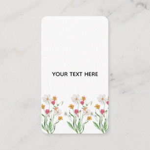 Erstelle deine eigene Floral Begleitkarte