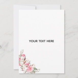 Erstelle deine eigene Floral Dankeskarte