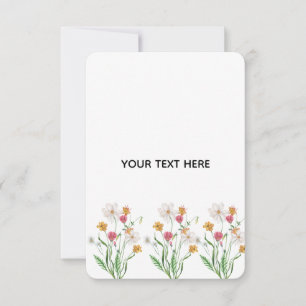 Erstelle deine eigene Floral  Dankeskarte