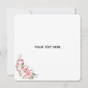 Erstelle deine eigene Floral  Einladung