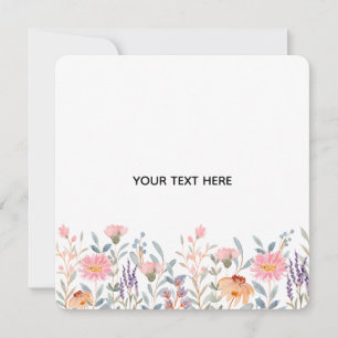 Erstelle deine eigene Floral  Einladung