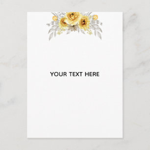Erstelle deine eigene Floral Feiertagspostkarte