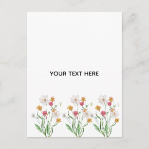 Erstelle deine eigene Floral Feiertagspostkarte