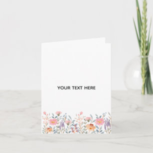 Erstelle deine eigene Floral  Karte