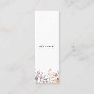 Erstelle deine eigene Floral Mini Visitenkarte