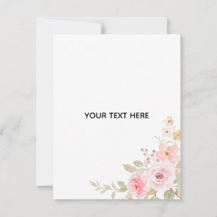 Erstelle deine eigene Floral Mitteilungskarte