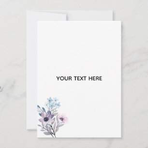 Erstelle deine eigene Floral Mitteilungskarte