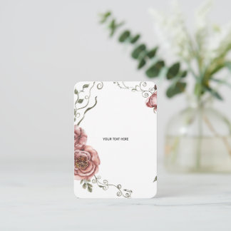 Erstelle deine eigene Floral Mitteilungskarte