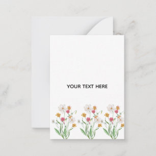 Erstelle deine eigene Floral  Mitteilungskarte