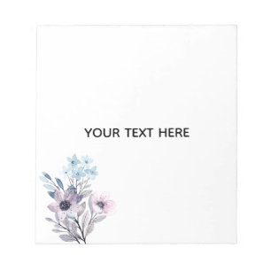 Erstelle deine eigene Floral Notizblock