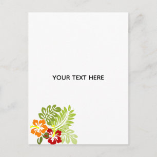 Erstelle deine eigene Floral Postkarte