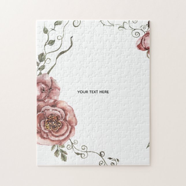 Erstelle deine eigene Floral  Puzzle (Vertikal)
