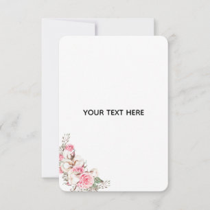 Erstelle deine eigene Floral RSVP Karte