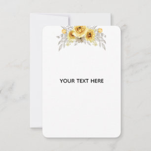 Erstelle deine eigene Floral RSVP Karte