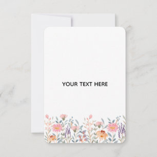 Erstelle deine eigene Floral  RSVP Karte