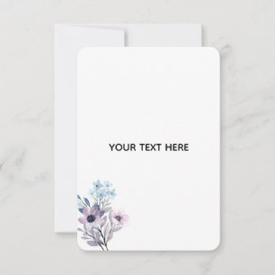 Erstelle deine eigene Floral RSVP Karte