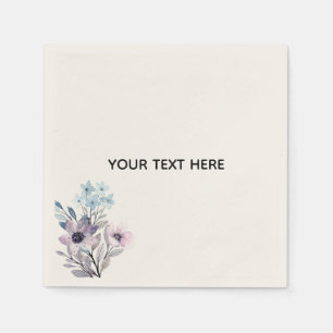 Erstelle deine eigene Floral Serviette
