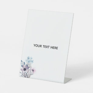 Erstelle deine eigene Floral Sockelschild