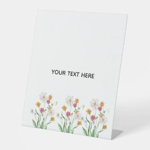 Erstelle deine eigene Floral Sockelschild