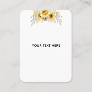 Erstelle deine eigene Floral Telefonnummerkarte
