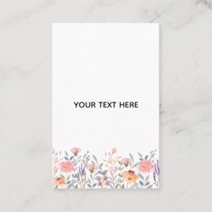 Erstelle deine eigene Floral Visitenkarte