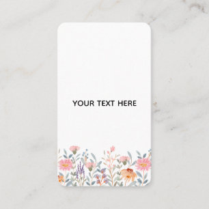 Erstelle deine eigene Floral Visitenkarte
