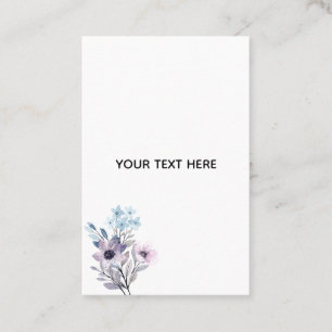 Erstelle deine eigene Floral Visitenkarte