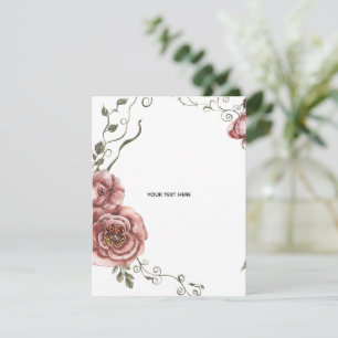 Erstelle deine eigene Florale Mitteilungskarte
