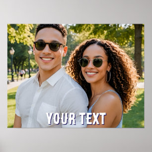 Erstelle deine eigene Foto-Text-Interaktion Poster