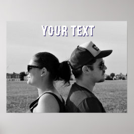 Erstelle deine eigene Foto-Text-Interaktion Poster