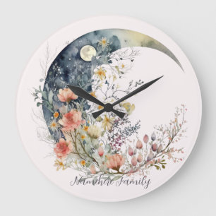 Erstelle deine eigene Frühlingswiese mit floraler Große Wanduhr
