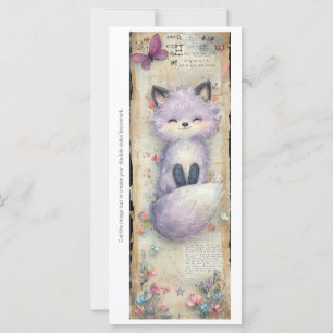 Erstelle deine eigene glückliche violette Fuchs-Le