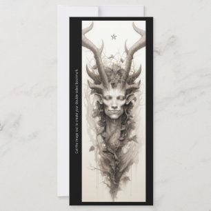 Erstelle deine eigene heidnische Cernunos-Lesezeic