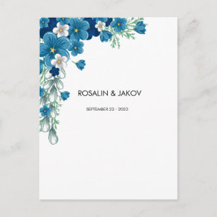 Erstelle deine eigene Hochzeit  Postkarte