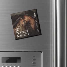 Erstelle Deine eigene Hochzeitsfotografie Magnet