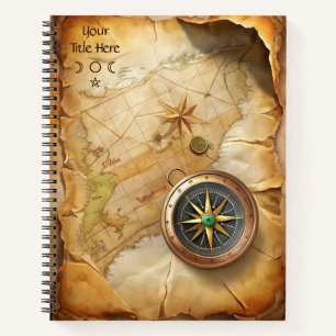 Erstelle deine eigene Hodophile-Kompassrose Notizbuch