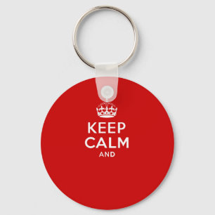 Erstelle deine eigene 'Keep Calm and carry on' Kro Schlüsselanhänger