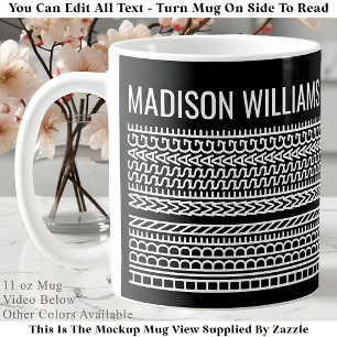 Erstelle deine eigene kurze versteckte Nachricht & Kaffeetasse