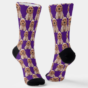 Erstelle deine eigene lustige Custom Foto-Crew Socken